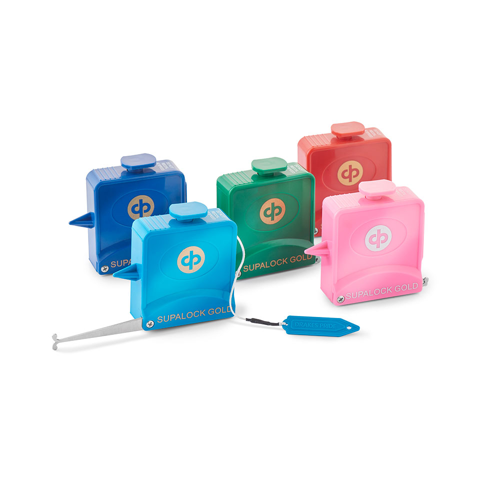 Drakes Pride Supalock Gold bowls measure - aqua by Drakes Pride