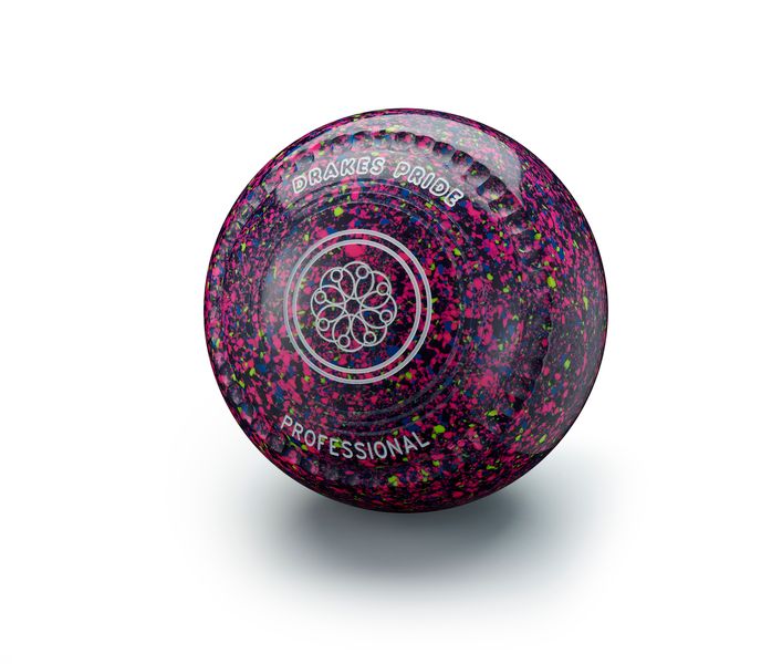 Drakes Pride Professional – Set Di 4 Bocce Da Bowling Blu, Taglia 3, Peso Heavy, Con Bias Medio, Per Uso Indoor E Outdoor