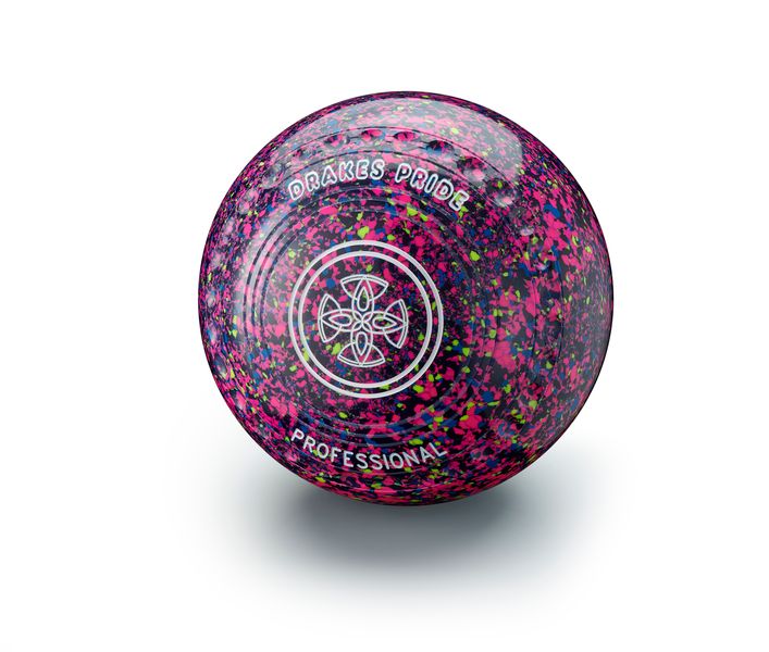 Drakes Pride Professional – Set Di 4 Bocce Da Bowling Blu, Taglia 3, Peso Heavy, Con Bias Medio, Per Uso Indoor E Outdoor