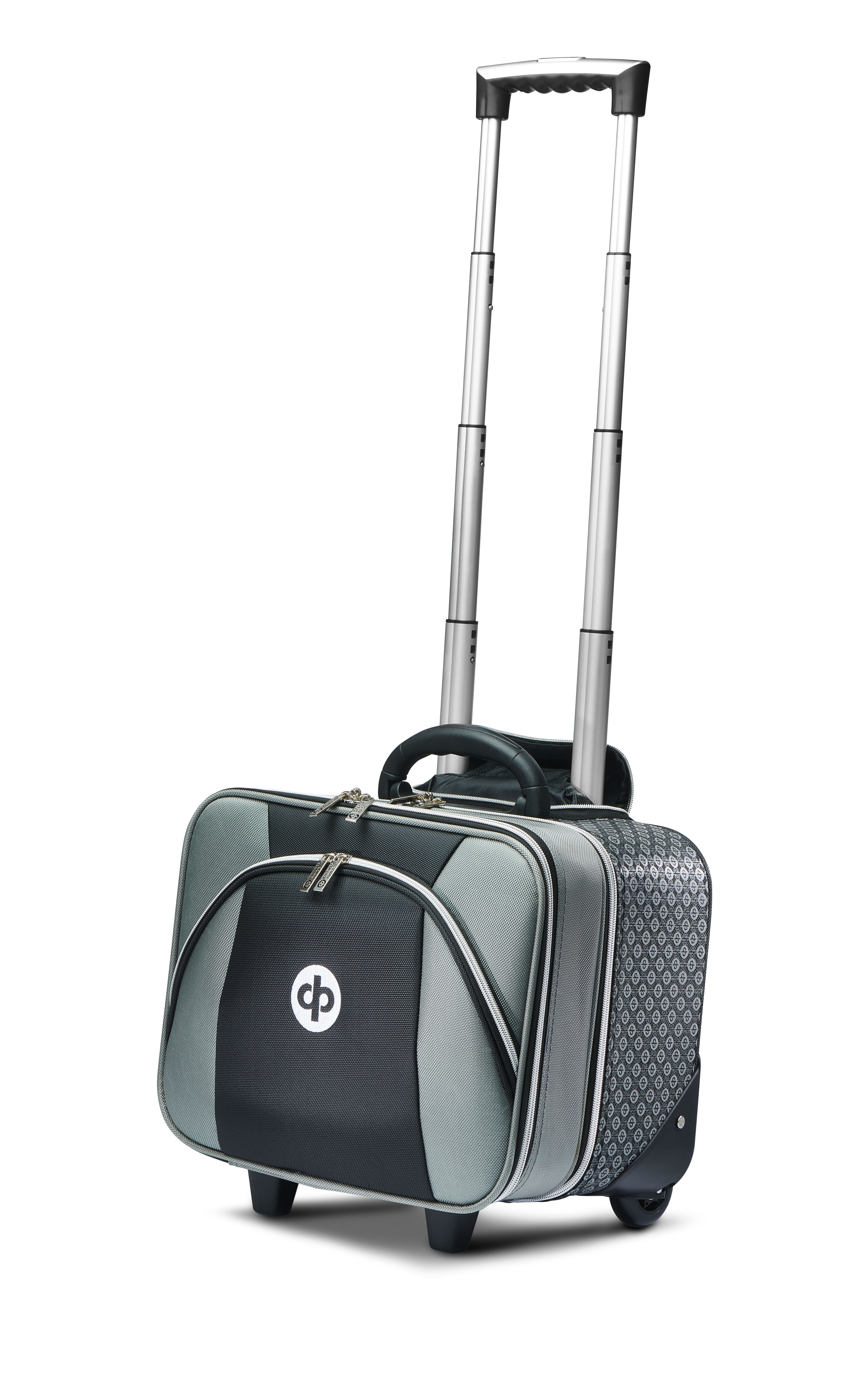 Drakes Pride Borsa Trolley Per Bocce Low Roller - Argento, Ruote Durevoli, Scomparti Per Scarpe E Accessori - 2